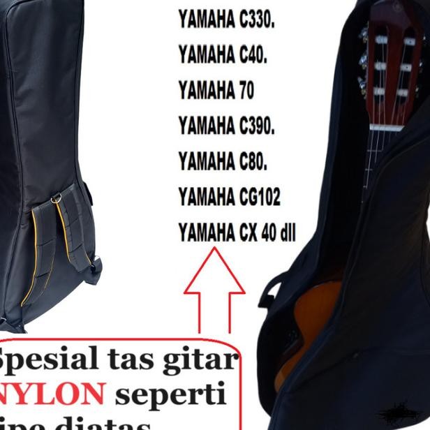Tas Gitar Yamaha C 315,C 330, C 40,C70,C80.390,Cg102