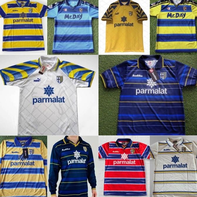 Sale Kaos Jrsey Parma Home Away Kiper Gk 1995- 2001 Retro 100% Best Quality