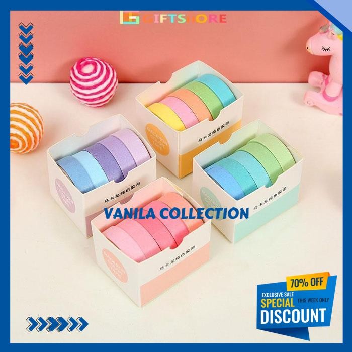 

5PCS/SET WASHI TAPE MASKING TAPE BUJO DIY SCRAPBOOK JOURNAL /SOLATIP DIARY SCRAPBOOKING DIY/STIKER KERTASSELOTIP SELOTIP WARNA SOLID KREATIF BUKU HARIAN SCRAPBOOKING DIY DEKORASI WASHI TAPE WASHI GAMBAR POHON BUNGA UNTUK DEKORASI-GS PILIHAN TERBAIK