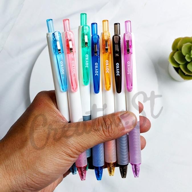 

BEBAS ONGKIR - Gel Pen Colour Joyko GPC-374 Gel 0.5 mm Pulpen Pena