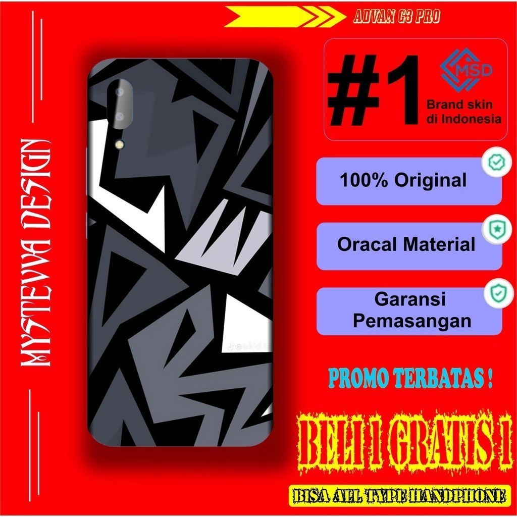 COD Casing Advan G3 Pro Keren 4 Stiker Skin Casing Bayar Ditempat Buy1get1free