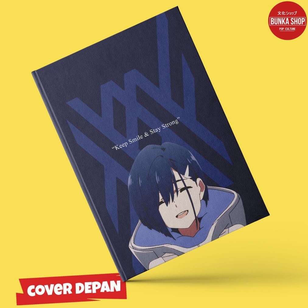 

Note Book Hardcover Anime Darling in The Franxx Ichigo Ukuran A5 Jurnal Agenda Planner Gift Couple