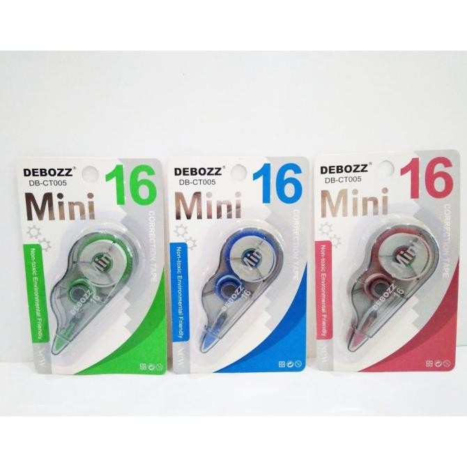 

Tip ex Roll Kertas/Correction Tape Debozz Mini DB-CT005