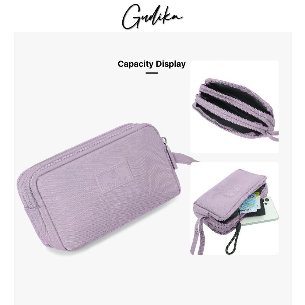 Phone Bag Mini GUDIKA 2216 - Pouch 3 Resilting Bisa muat Hp, Kunci & Uang - Dompet Hp - Dompet Uang