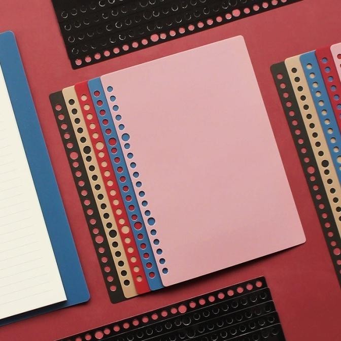 

TERMURAH - DIY Plastic Binder Cover Retro Color 2pc [CREATIV]