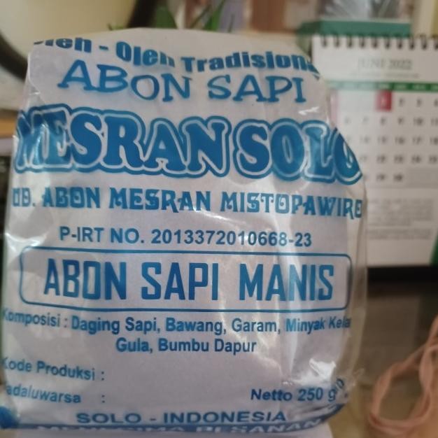

Abon Sapi Manis Mesran