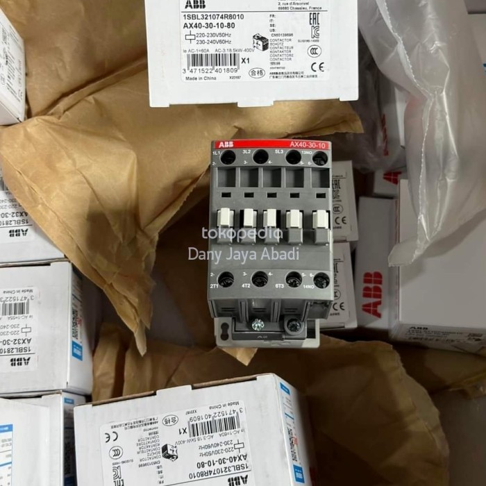Masih Ada Kontaktor Abb Ax40-30-10 3Phase 60A 220V Contactor Ax40 30 10