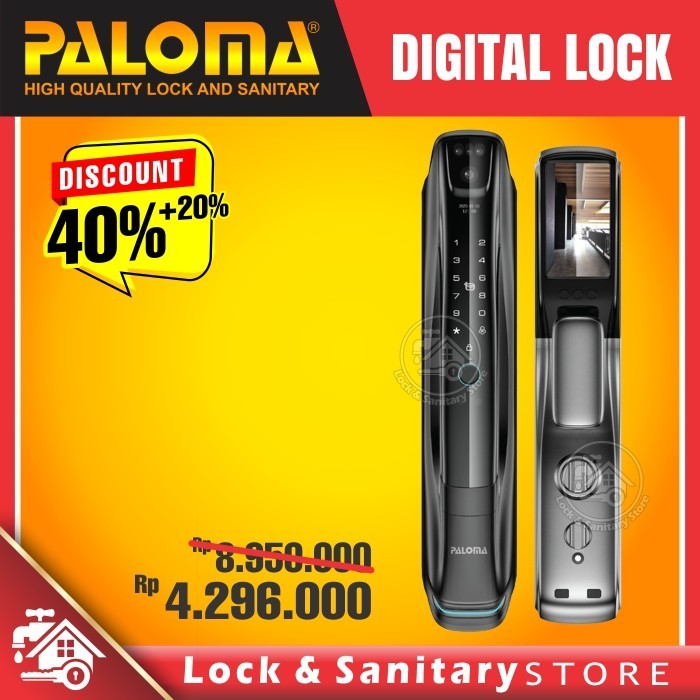 Kunci Elektronik PALOMA DLP 6000 Smart Lock Digital Lock Smart Home