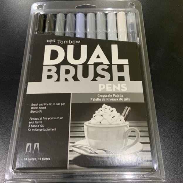 

Tombow ABT 10 Color Set Grayscale Palette [CREATIV]