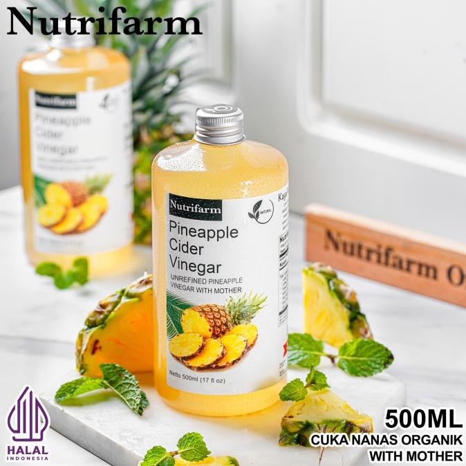 

TERMURAH CUKA NANAS 500 ML ORIGINAL WITH MOTHER/PINEAPPLE CIDER VINEGAR