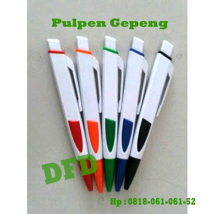 

!!!!!!] Pulpen Promosi + sablon / Pulpen Gepeng New ( Kode : 2TP029 )