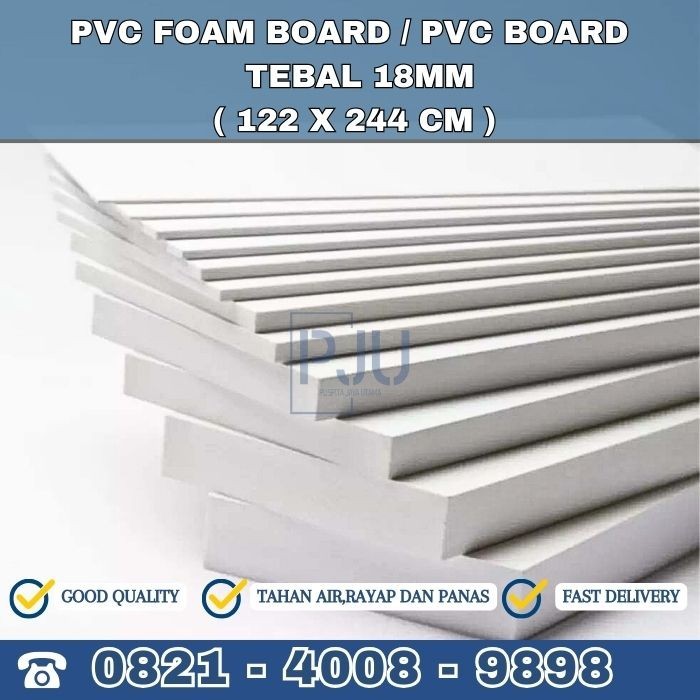 PVC BOARD / PVC FOAM BOARD 18MM UK 122 X 244