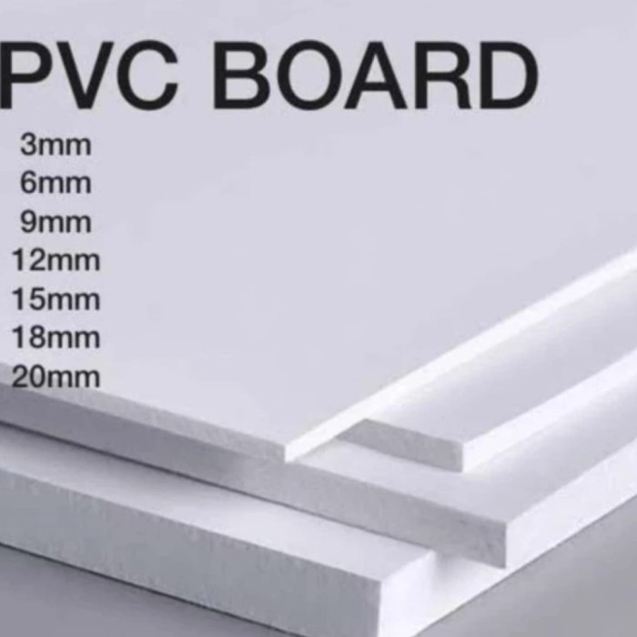 pvc board / panel foam board 122 x 244 -18mm - 12mm