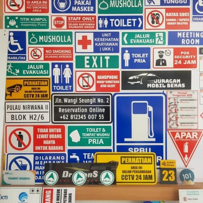 

Rambu Himbauan Perhatian Gerbang Perusahaan / Perumahan 80cm x 60cm