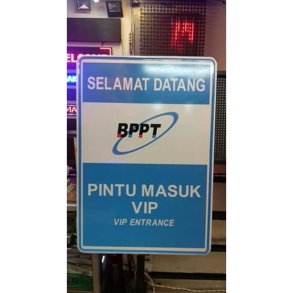 

Rambu custom ukuran 80cm X 55cm