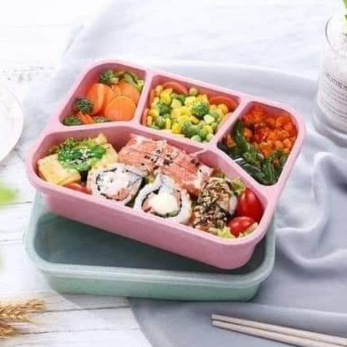 ~~~~~] Lunch Box Gandum 4 Sekatt / tempat wadah makanan