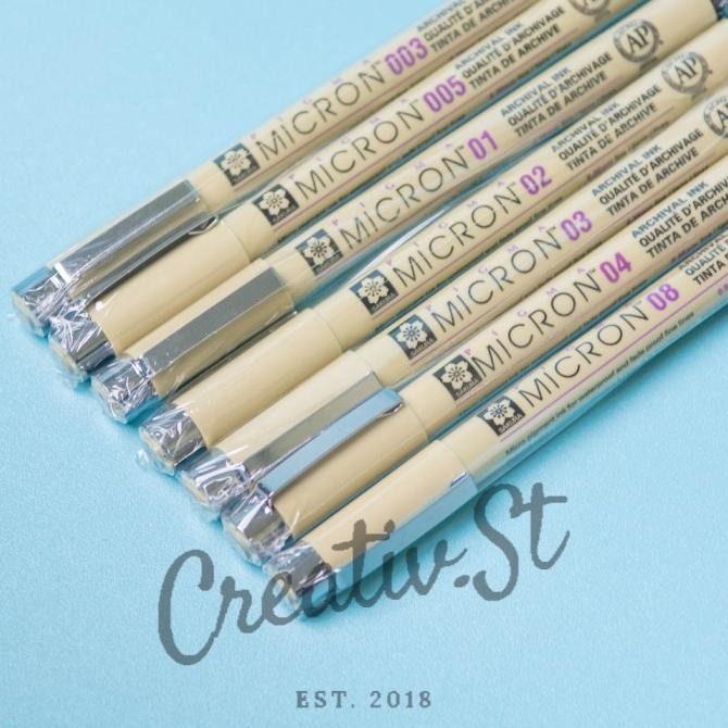 

Sakura Pigma Micron Drawing Pen 003 005 01 02 03 04 05 08