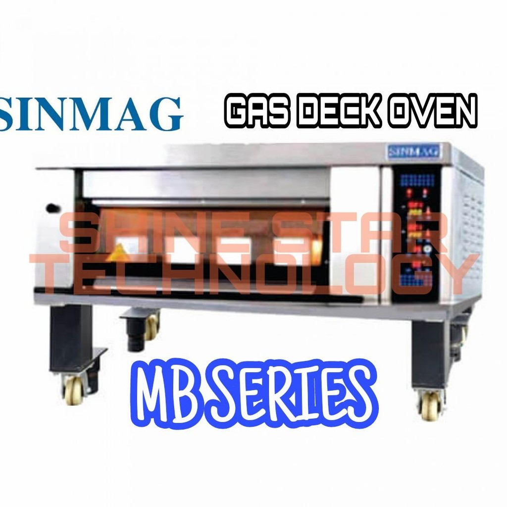 SINMAG Gas Deck Oven 1 / 2 / 3 Deck Made in Taiwan MB-821 MB-822 MB-823 SINMAG