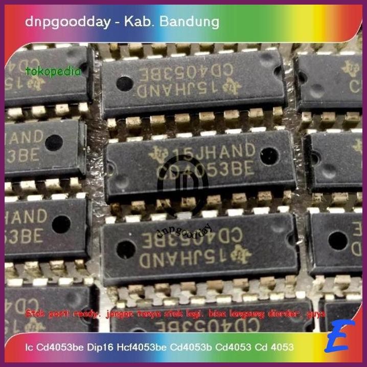 | DPD | IC CD4053BE DIP16 HCF4053BE CD4053B CD4053 CD 4053