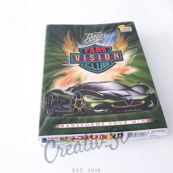 

Buku Tulis 38 Lembar (10 Pcs) Vision