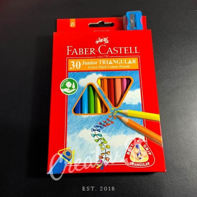 

BEBAS ONGKIR - Faber Castell Junior Triangular Colour 30