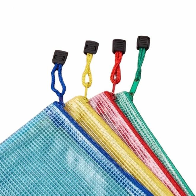 

WLCME! TAS DOMPET TEMPAT DOKUMEN FOLDER FILE A5 JALA/JARING
