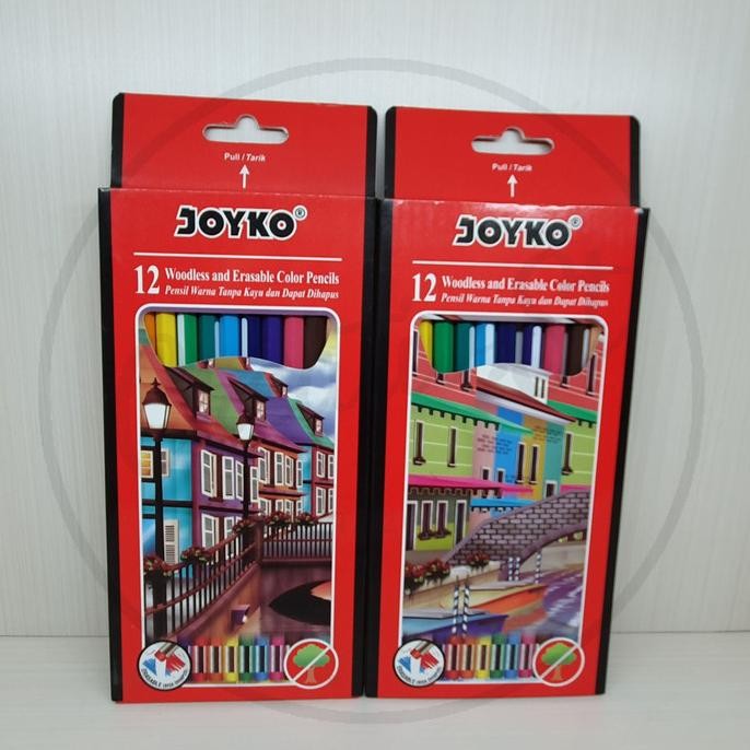

Joyko Pensil Warna Penghapus 12w Panjang