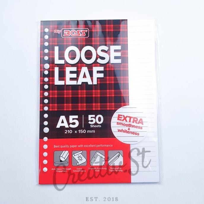 

Loose Leaf A5 50 Big Boss Garis