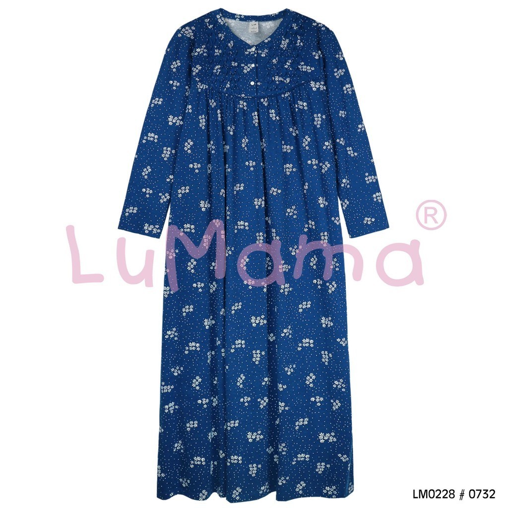 LuMama Daster Gamis Wanita Lengan Panjang / LM0228 0732