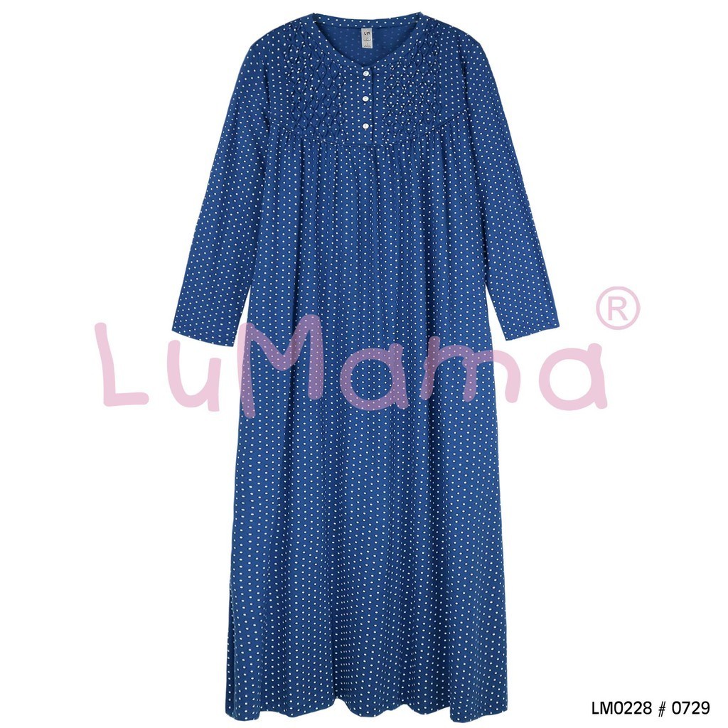 LuMama Daster Gamis Wanita Lengan Panjang / LM0228 0729