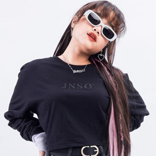 Jiniso - Fuji Crop Top Jnso Undercover Oversize T-Shirt|Lengan Panjang