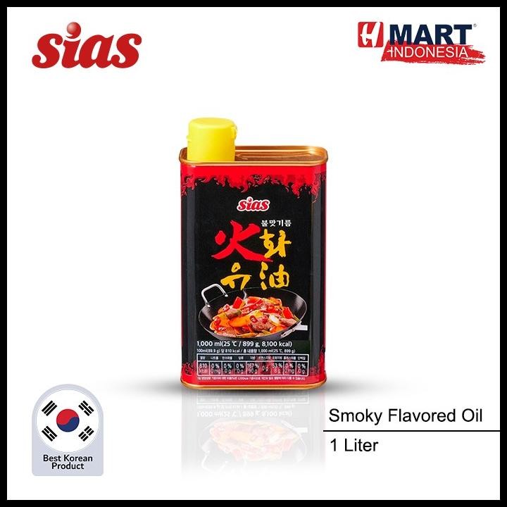 

Sias Smoky Flavored Oil - Minyak Asap Asli Korea 1L