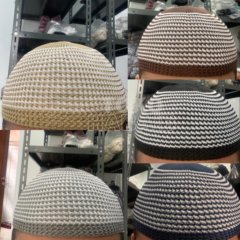 PECI RAJUT MOZAIK ZEBRA GANTEEEENG LURIK POLOS MOTIF DEWASA ANAK BAYI ARIFIN TASBIH PAKET SOUVENIR H