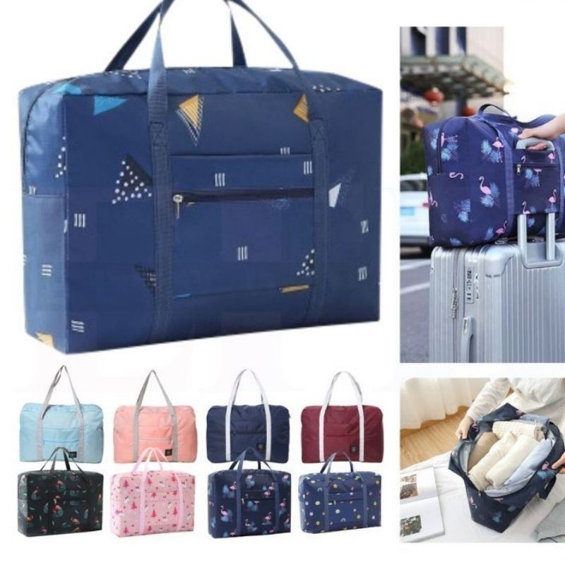 pekanbaru / Tas Travel Lipat Jumbo Foldable Travel Bag Tas Hand Carry Jinjing / anti air varian