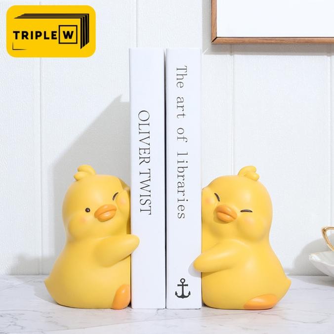 

Triple W Pembatas Buku Duck Book Stand Holder Pajangan Meja Dekorasi