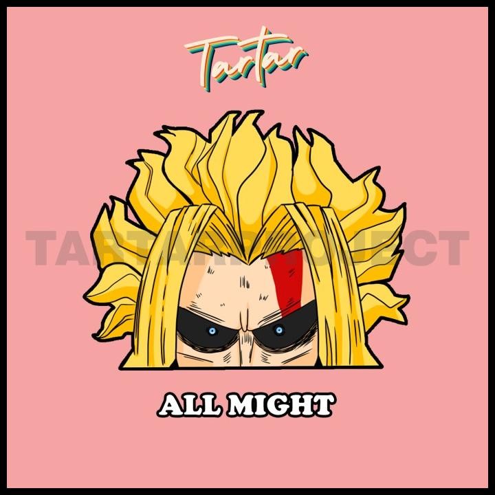 

TERMURAH STICKER STIKER VINYL - PEEKER ANIME ALL MIGHT DRAGON BALL !!!