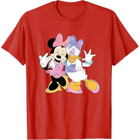 Lovers Baju Kaos Pria Distro Disney Minnie Mouse and Daisy Duck Best Friends mahasiswa 2024 new ins 