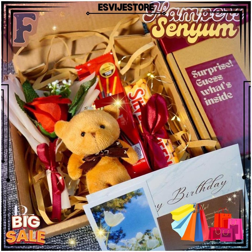 

Hampers Snack Box Cokelat Kado Ulang Tahun Wisuda Hadiah Pacar Gift Box Buket Murah Jajan Skripsi Sempro Valentine Hari Guru Hari Ibu Anniversary Cewek Cowok Set Kado Murah Unik Bermanfaat Spesial Senyum D Terlaris