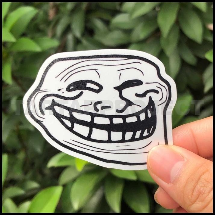 

GRATIS ONGKIR STICKER STIKER VINYL - MEME TROLL !!!!!!!