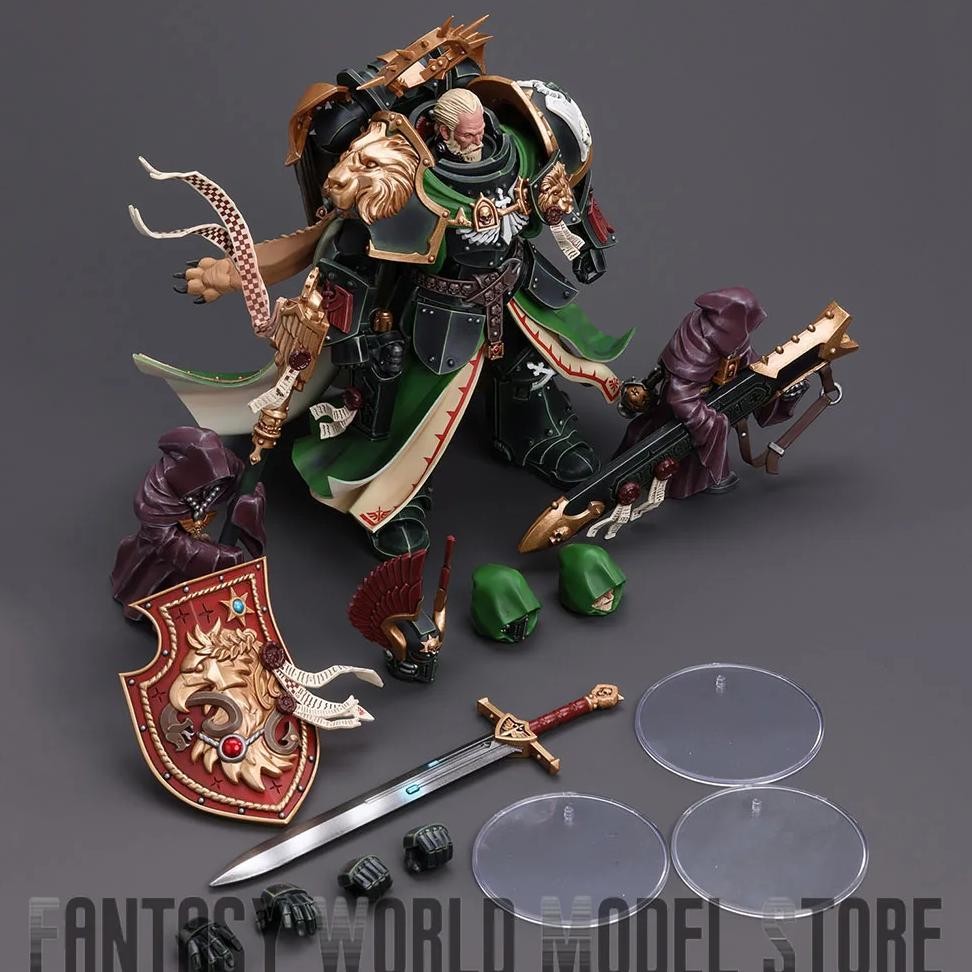 joytoy warhammer 40k jt7882 1/18 dark angels primarch lion eljonson full set collectible 18.1cm male