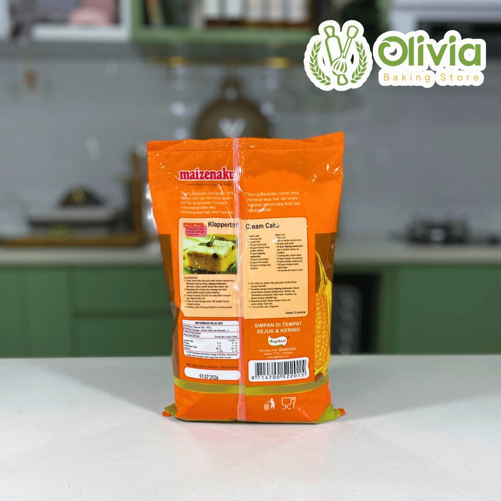 

RB Tepung Jagung Maizenaku 1 Kg Corn Starch