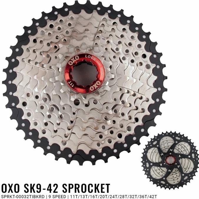 sprocket oxo 9 speed 11-42T