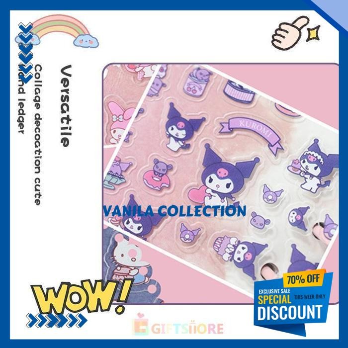 

STIKER KARTUN KTER SANRIO KUROMI MELODY DIY LUCU STIKER UNTUK DEKORASI-GS PALING DICARI