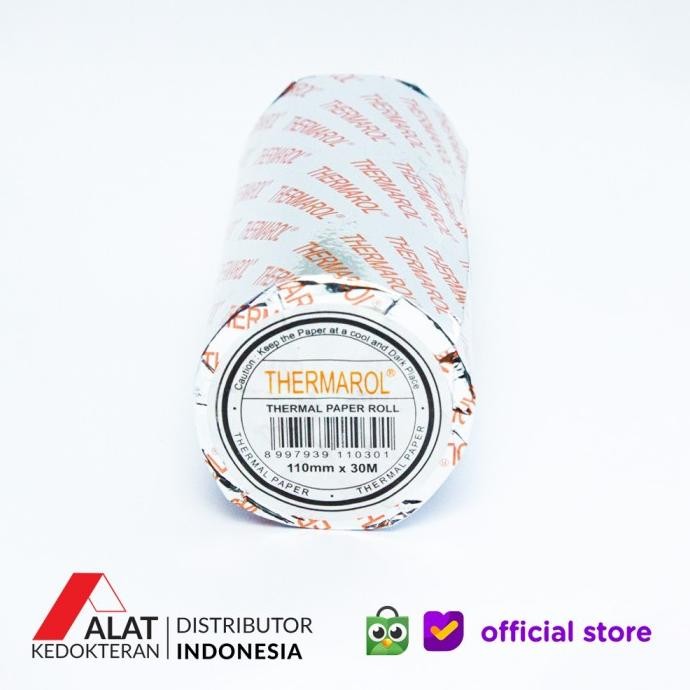 

Terlaris Jual kertas Thermaroll spirometri 110mm x 30m SALE