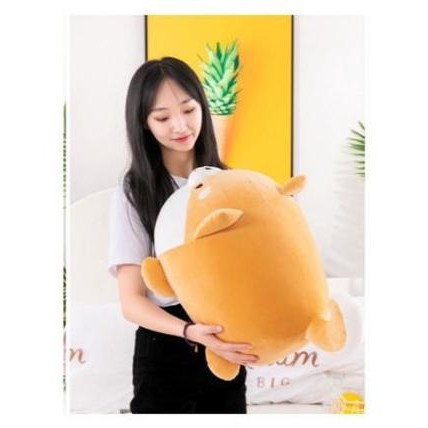 BONEKA ANJING LUCU SHIBA INU COKELAT BONEKA DOG JUMBO DOGGY CUTE