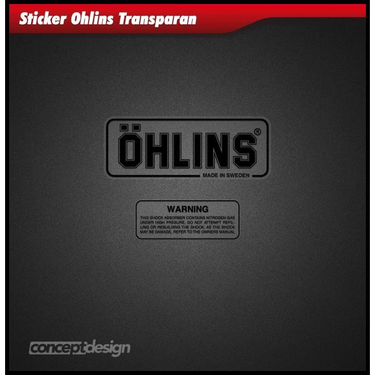 

TERBARU STICKER OHLINS !!!!!!