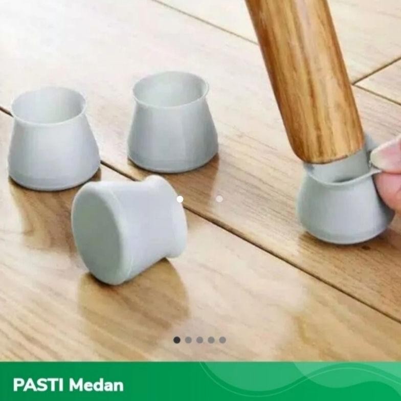 ALAS SARUNG PELINDUNG FURNITURE/ KAKI MEJA KURSI SILIKON/ PENGAMAN KAKI KURSI MEJA/ KARET ALAS MEJA 
