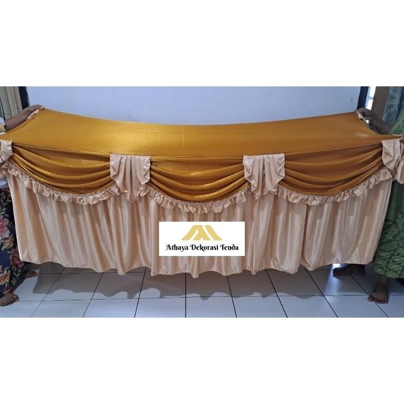 Rile Cover/Sarung/Taplak Meja Perasmanan, 300X60X75 & 300X80X75