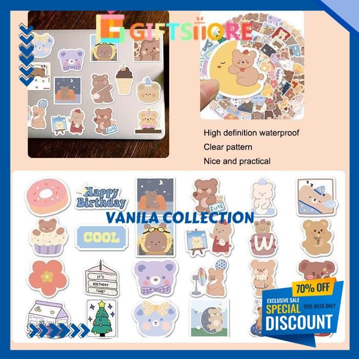 

102PCS STIKER LAPTOP GRAFFITI KARTUN BERUANG LUCU ANTI AIR UNTUK DEKORASI KOPERSEPEDA DIY-GS REKOMENDASI