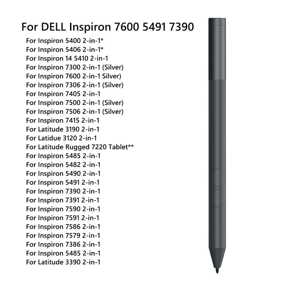 

Pena Gambar Menulis Layar Sentuh Tablet 2 in 1 Pensil Stylus Aktif untuk DELL Inspiron 7300 7390 7590/Latitude 3190 3120 |YdXwMTXi|